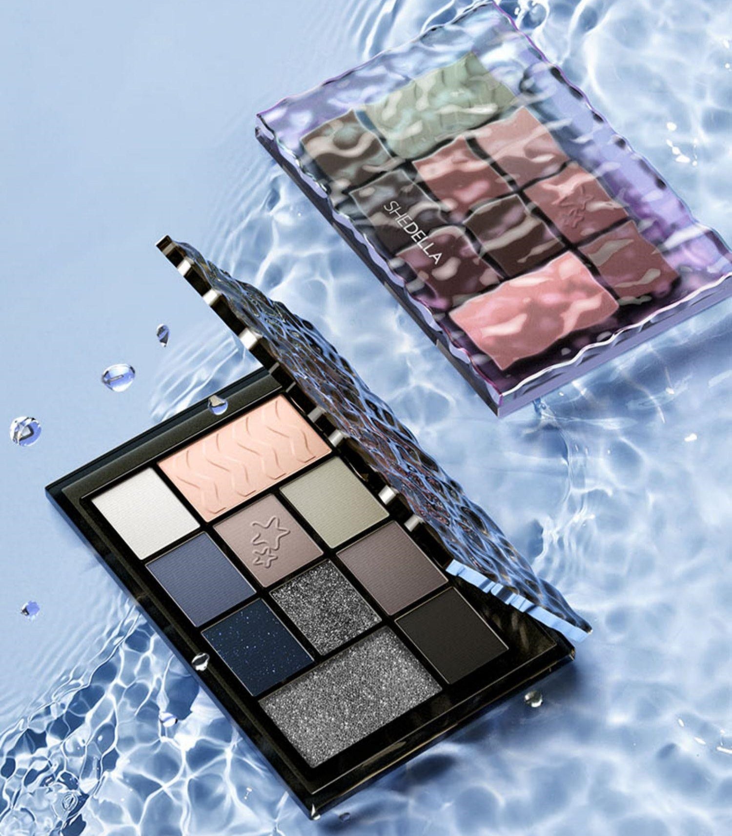 SheDella Water Ripple 10-Color Eyeshadow Palette T4433