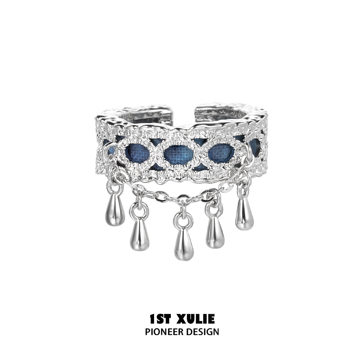 1STXULIE Superior Miao-style Niche Open Ring T5830