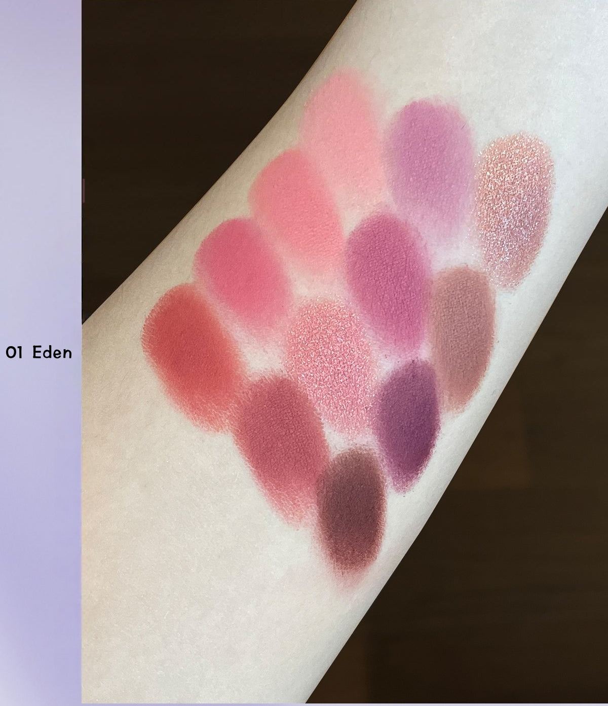 CARMELA 12-color Glazed Eyeshadow Palette T5031