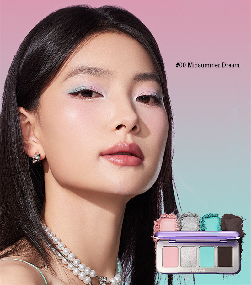 Girls Crush Adventure Game Series 4-Color Eyeshadow Palette T3685