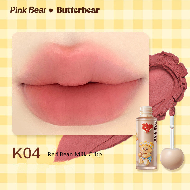 PINK BEAR X Butter Bear Essence Matte & Mirror Lip Gloss T4297