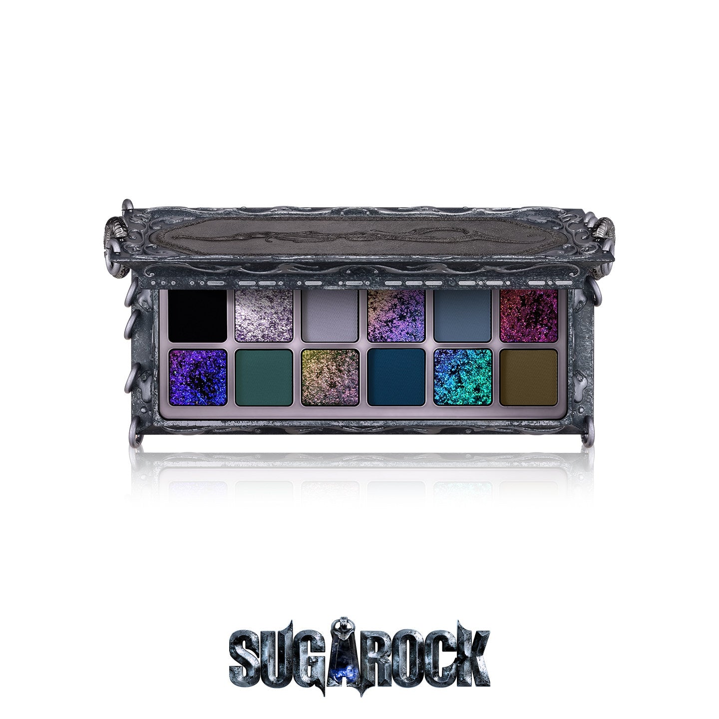 SUGAROCK Dark Dust 12 Color Eyeshadow Palette T5664