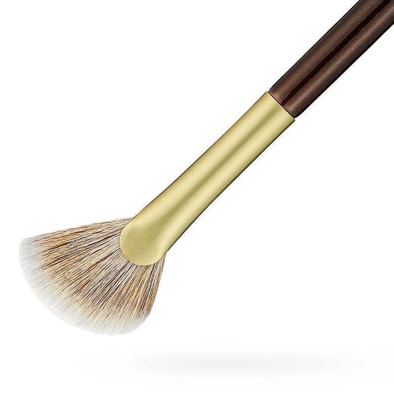 FIX+ Professional Sd-21 Beveled Fan Shape Highlighter & Blusher Makeup Brush T4956