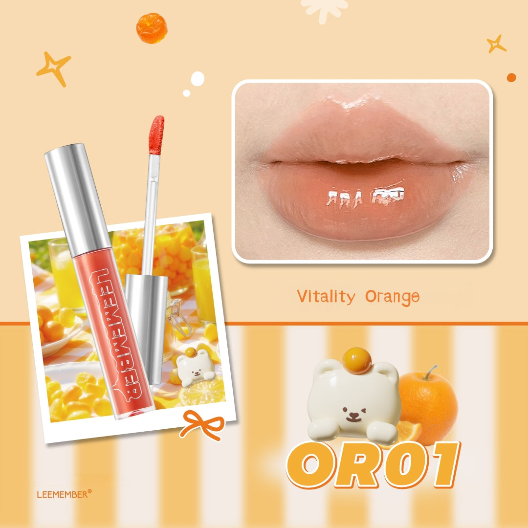 LEEMEMBER Fruit Punch Collection Blusher & Highlighter & Lip Gloss T5001
