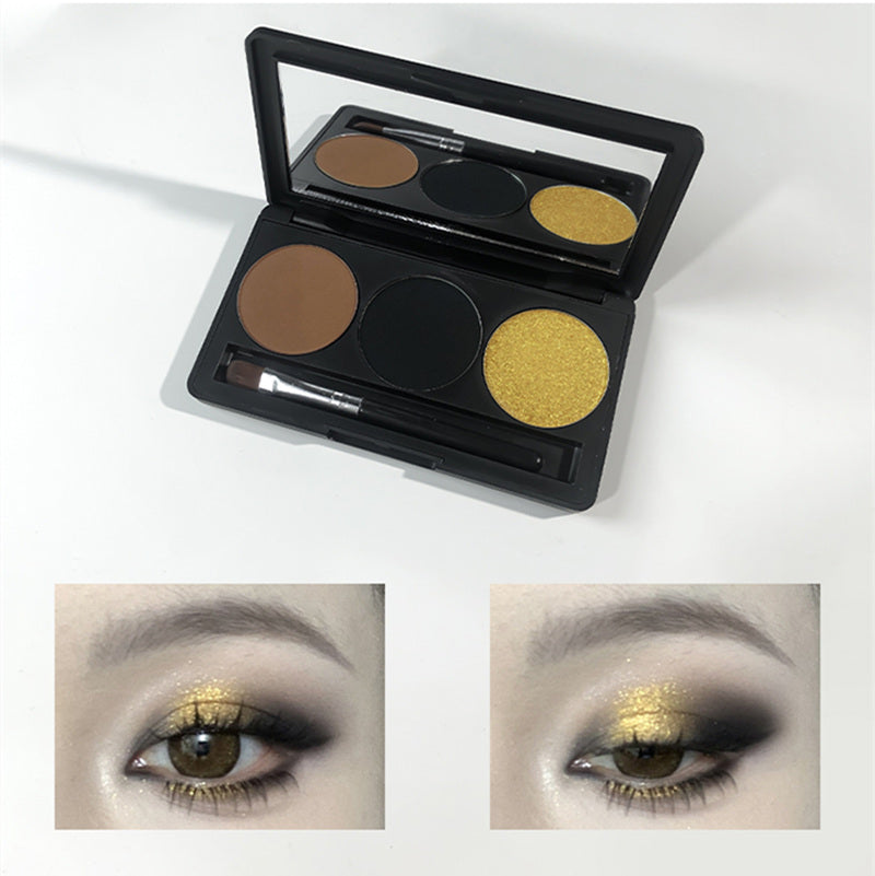SUET NEI Gold & Silver Diamond Pearlescent Eyeshadow T4084