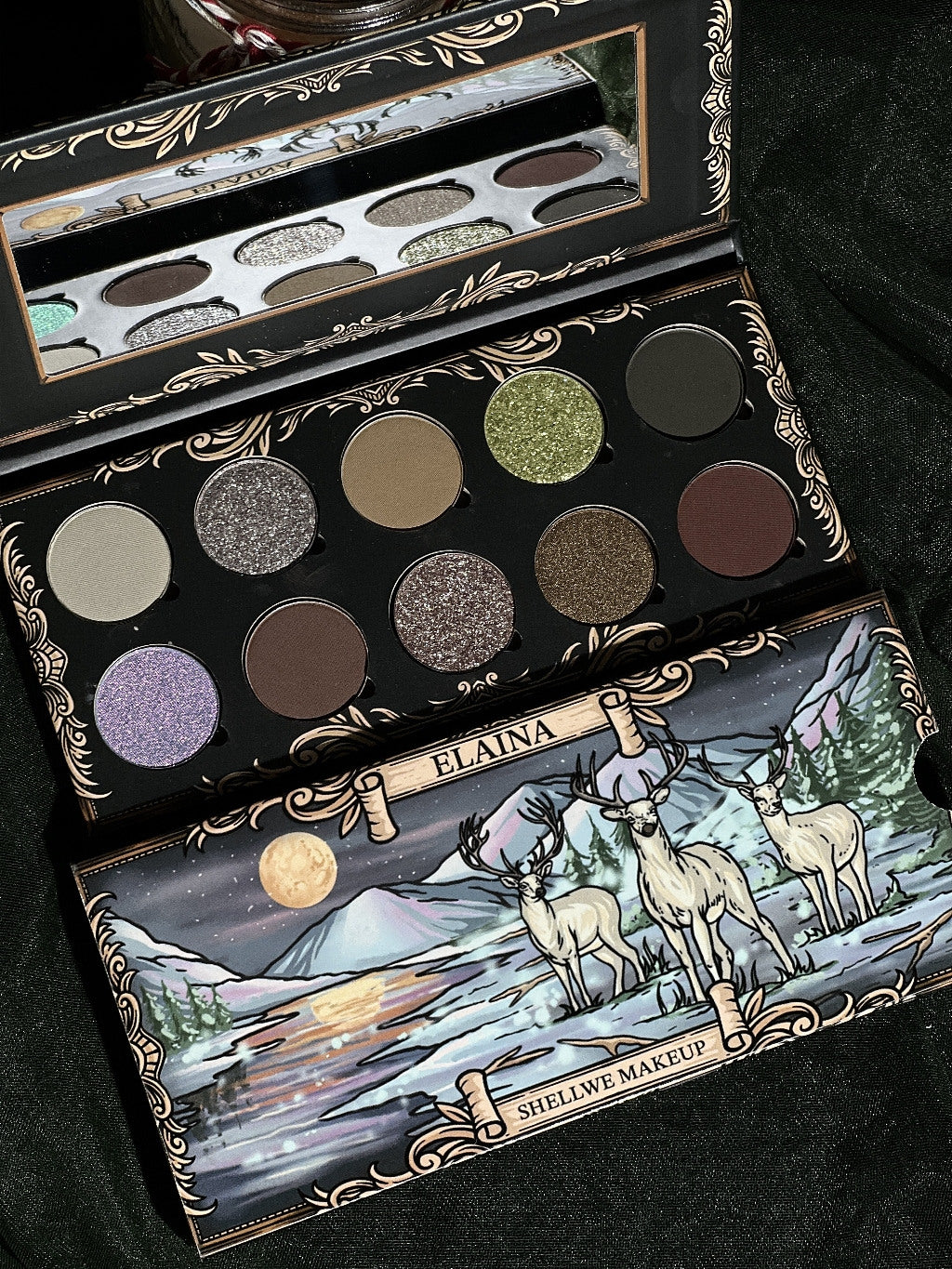 SHELLWE MAKEUP ELAINA 10 Colors Chameleon Eyeshadow Palette T4036