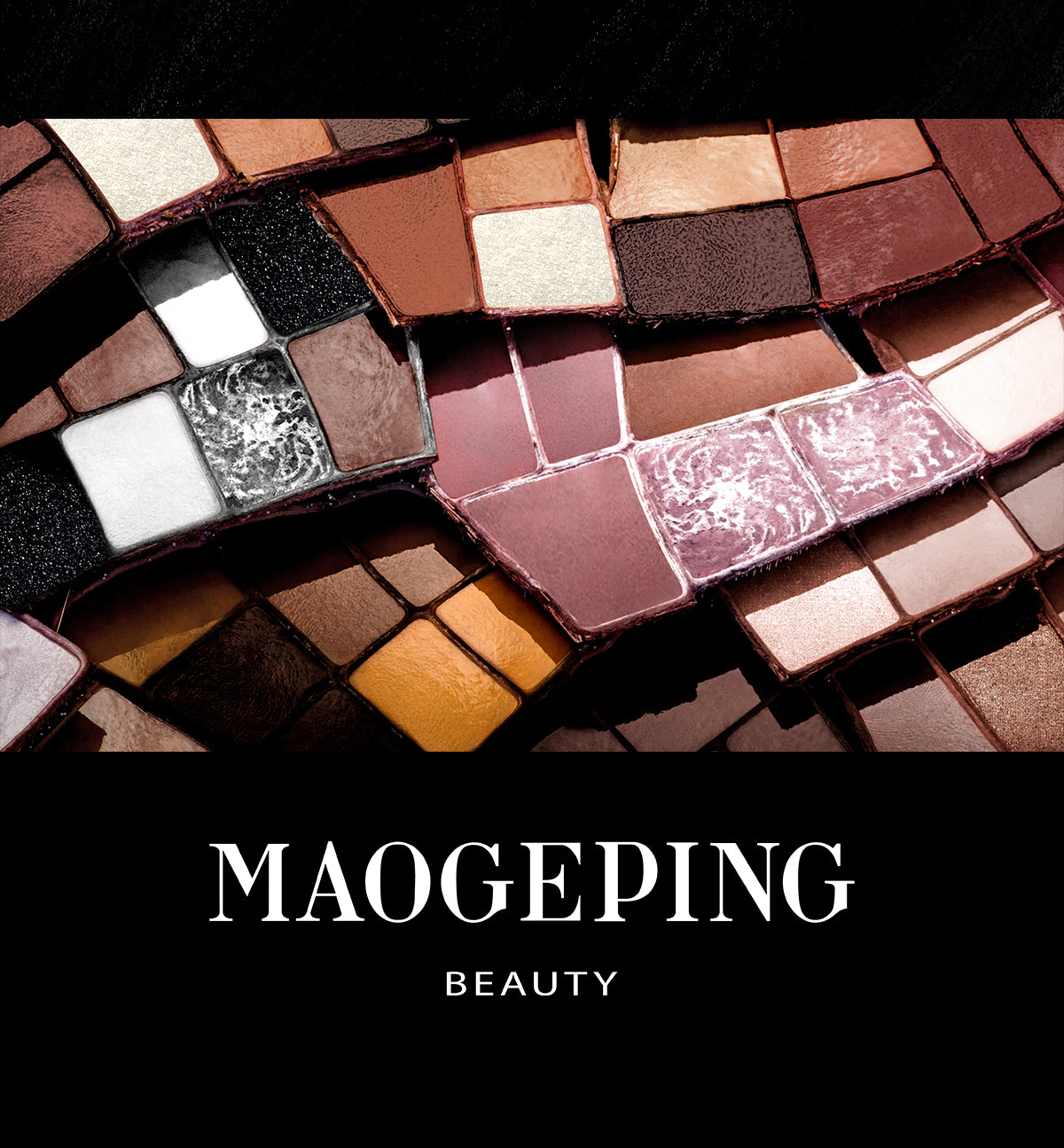 MAOGEPING True Color of Earth 4-color Eyeshadow Palette T5068