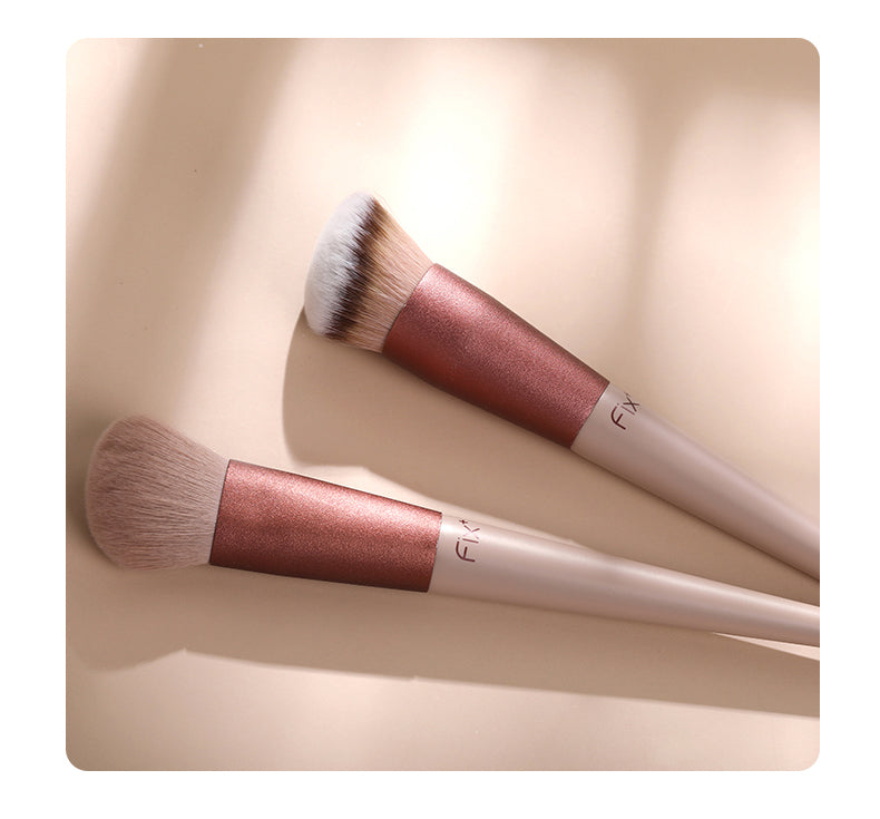FIX+ Spring Milk Tea Collection Professional Makeup Brush 12 Pcs Set T4902