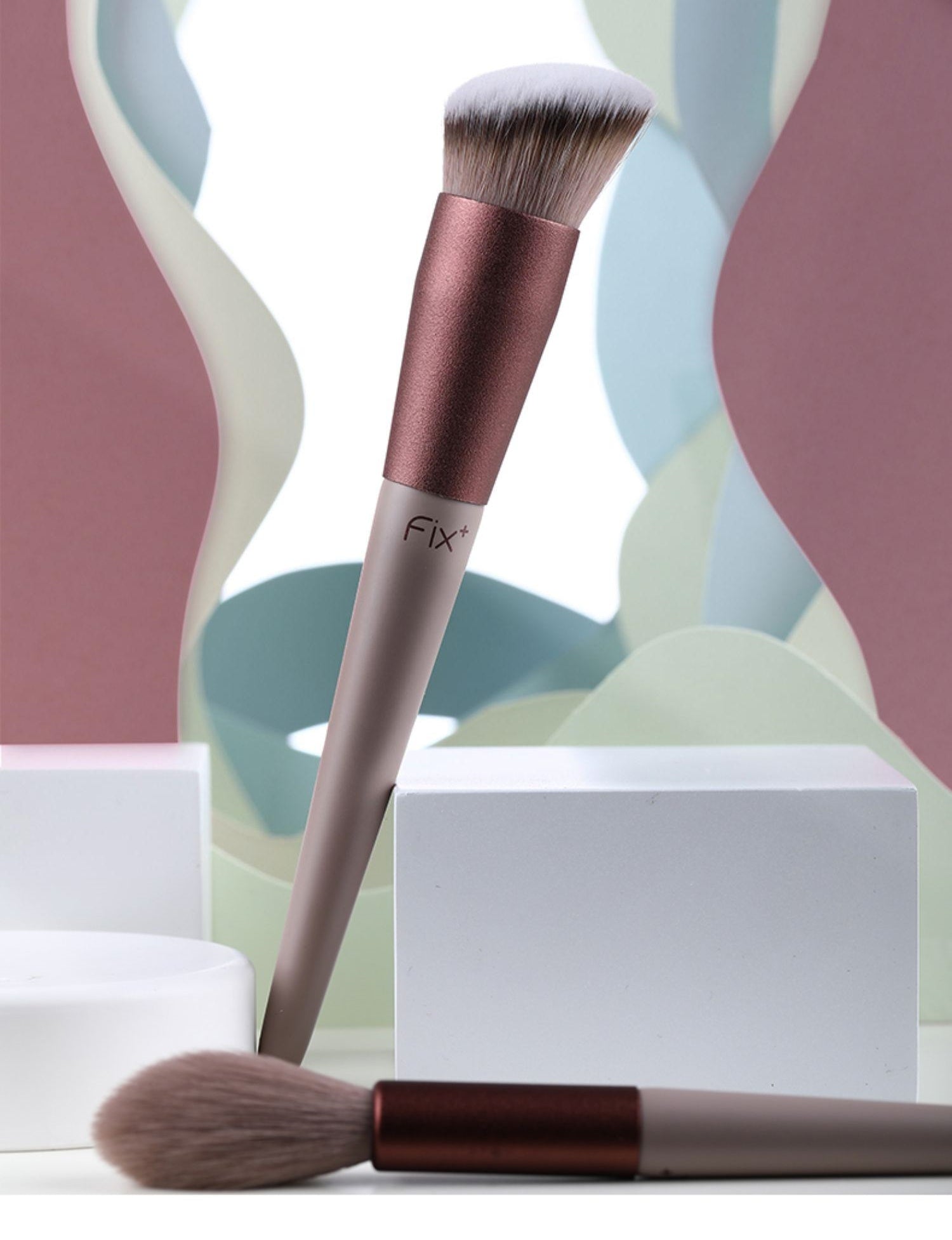 FIX+ Spring Milk Tea Collection Professional Makeup Brush 12 Pcs Set T4902