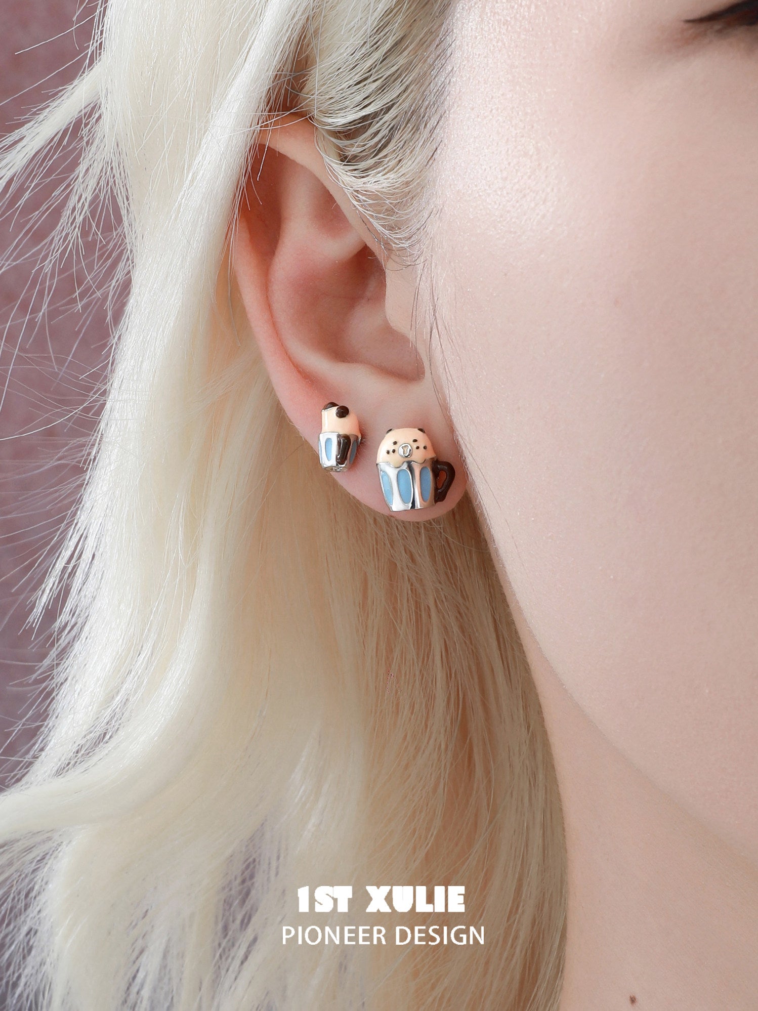 1STXULIE Superior Niche Capybara Stud Earrings T5848