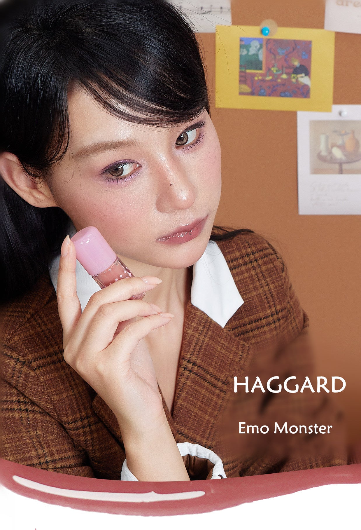 HAGGARD Emo Monster Collection Mirror Lip Gloss T4298