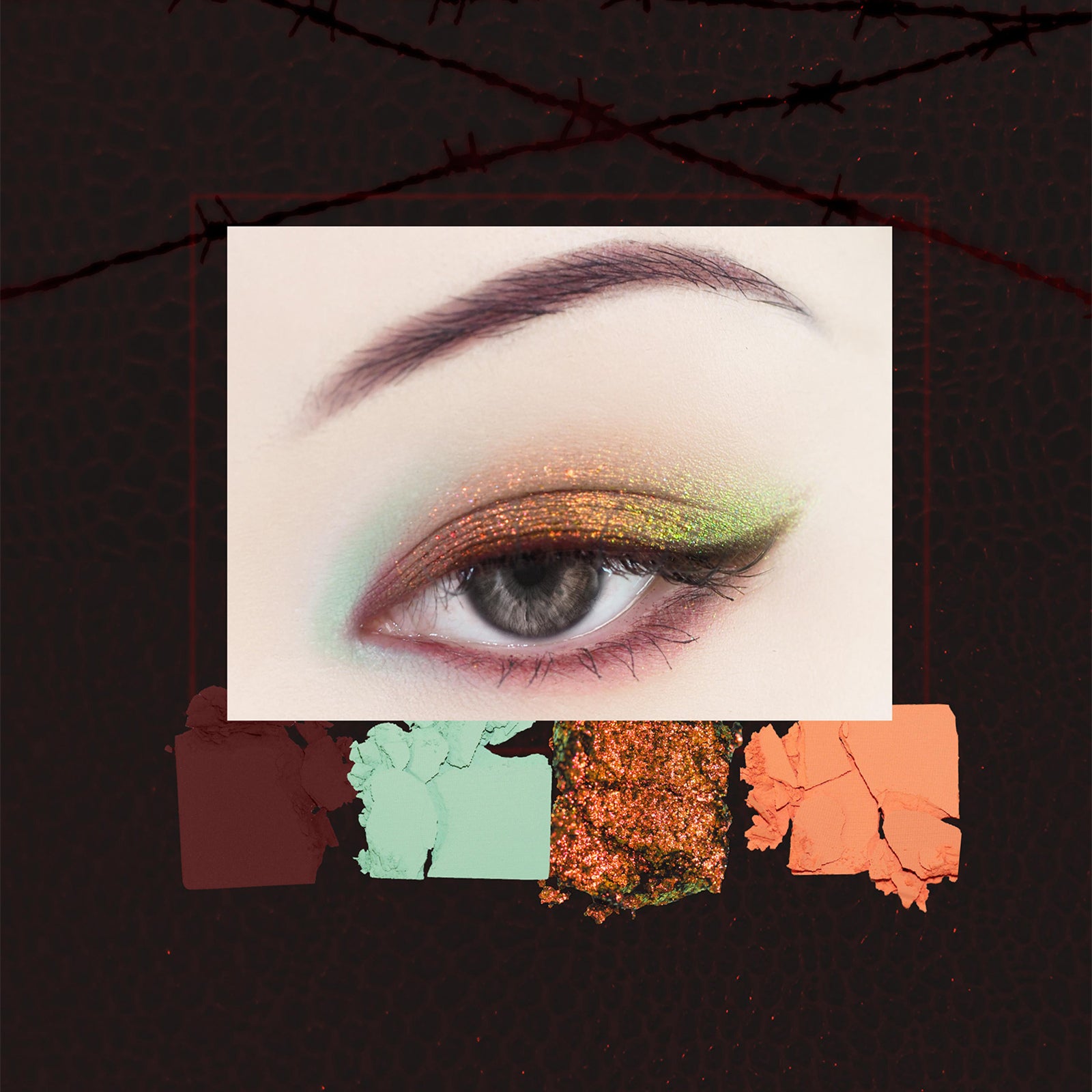 DRAMO Chameleon Eyeshadow Palette 1408 Weird Nightmare T4117