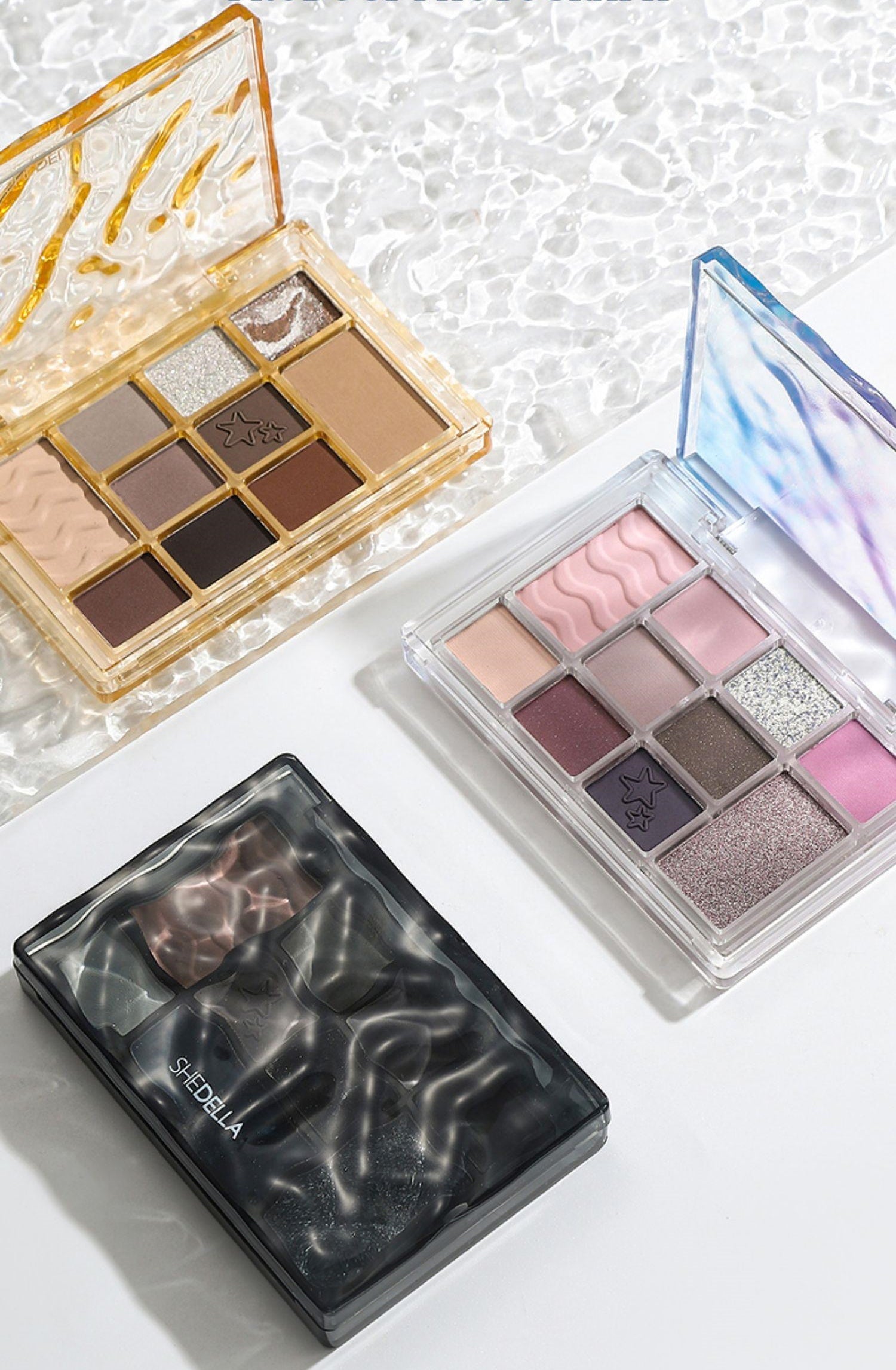 SheDella Water Ripple 10-Color Eyeshadow Palette T4433