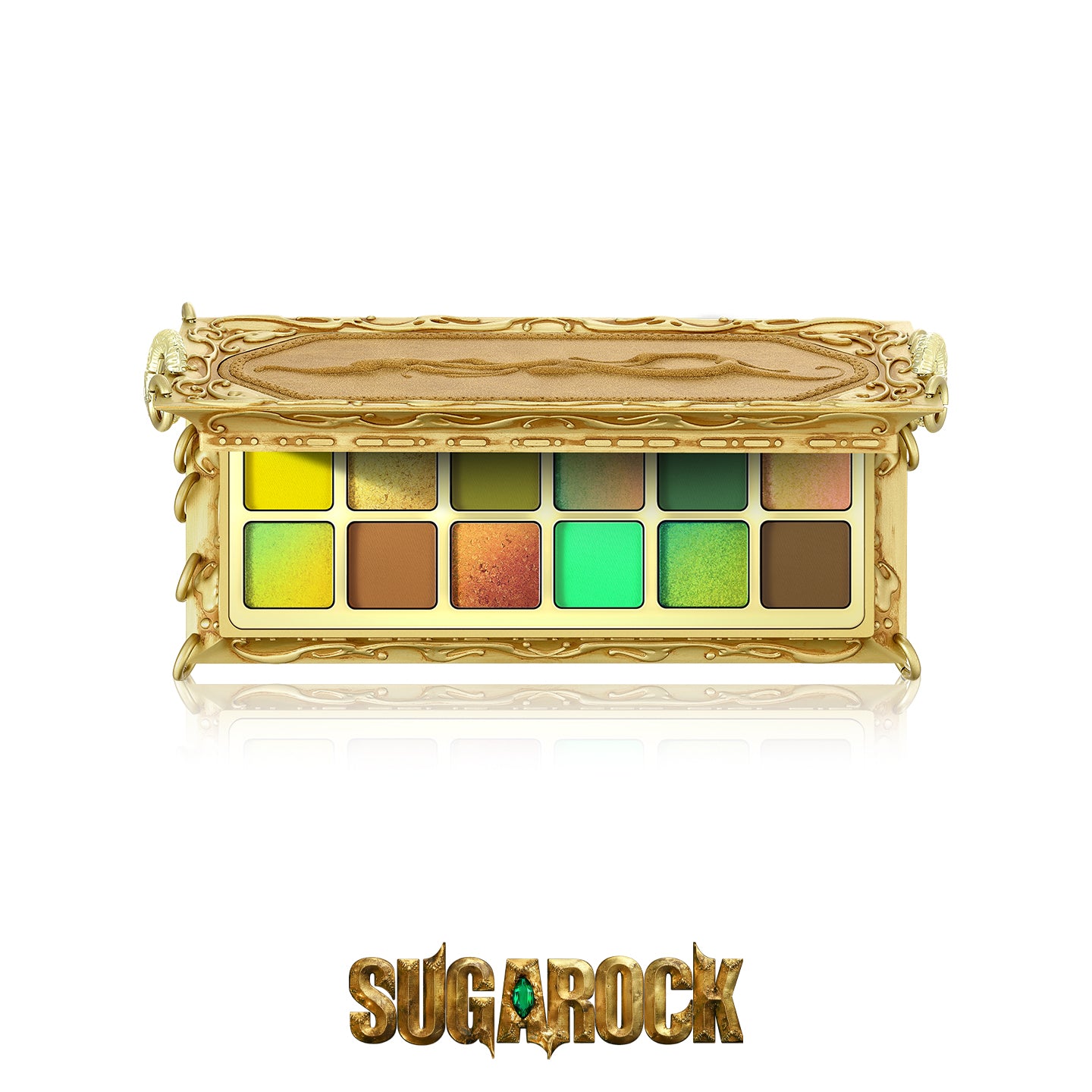 SUGAROCK Mystic Mask 12 Color Eyeshadow Palette T4978