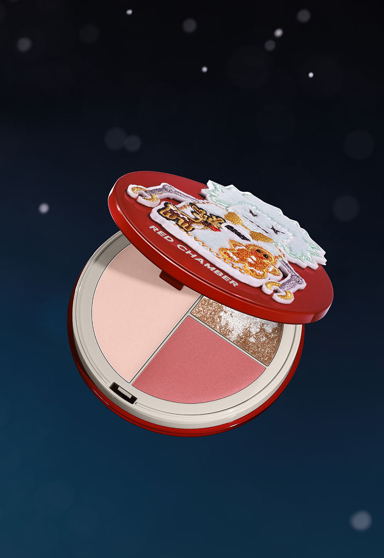 RED CHAMBER Christmas Makeup Cream & Eyeshadow & Highlighter T5322