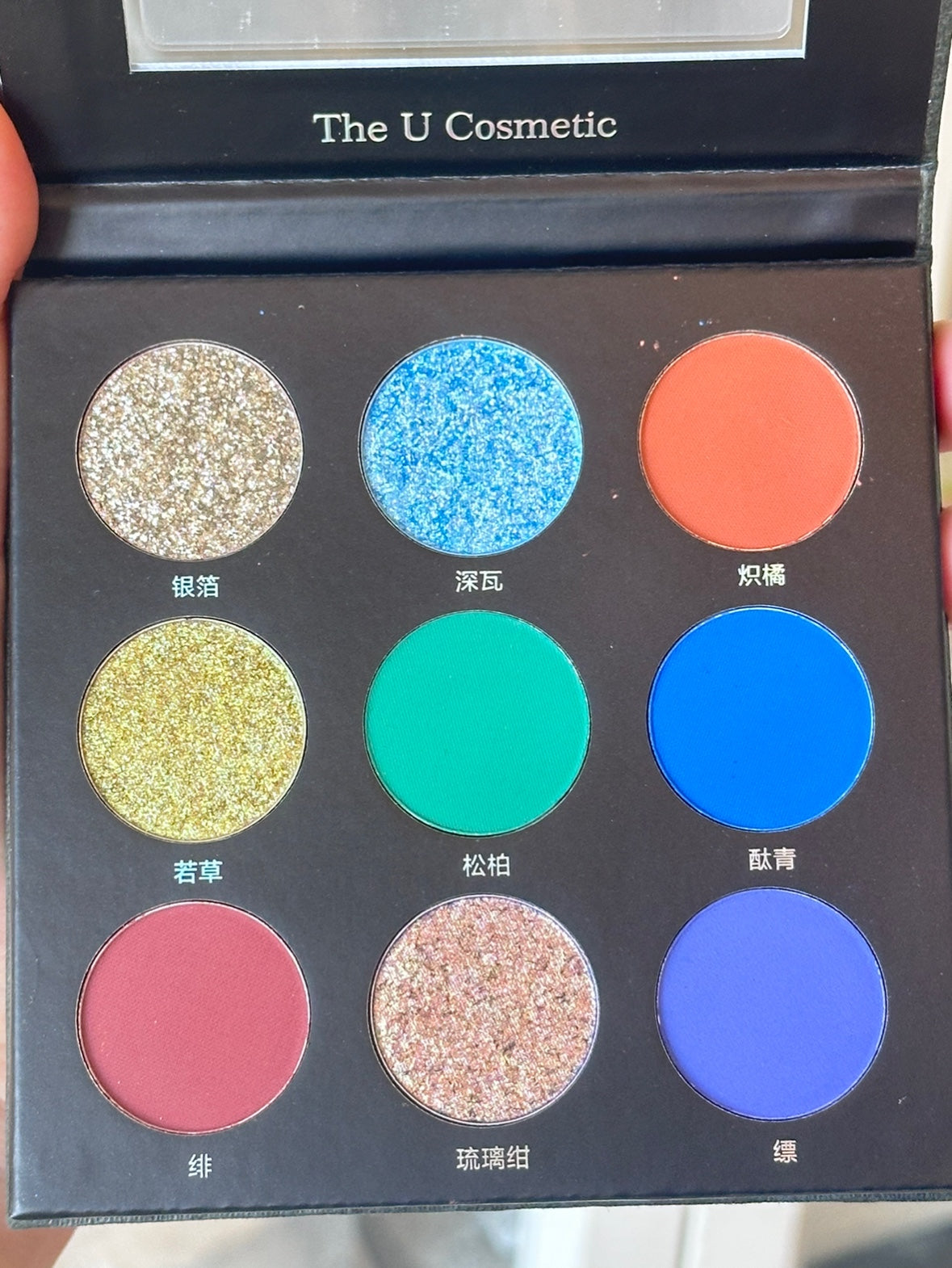 THE U COSMETICS 9 Color Chameleon Eyeshadow Palette T4080