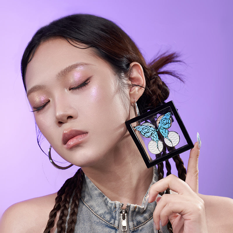 ORIGINAL ARTIST Night Glory 4-color Chameleon Highlighter Palette T4173