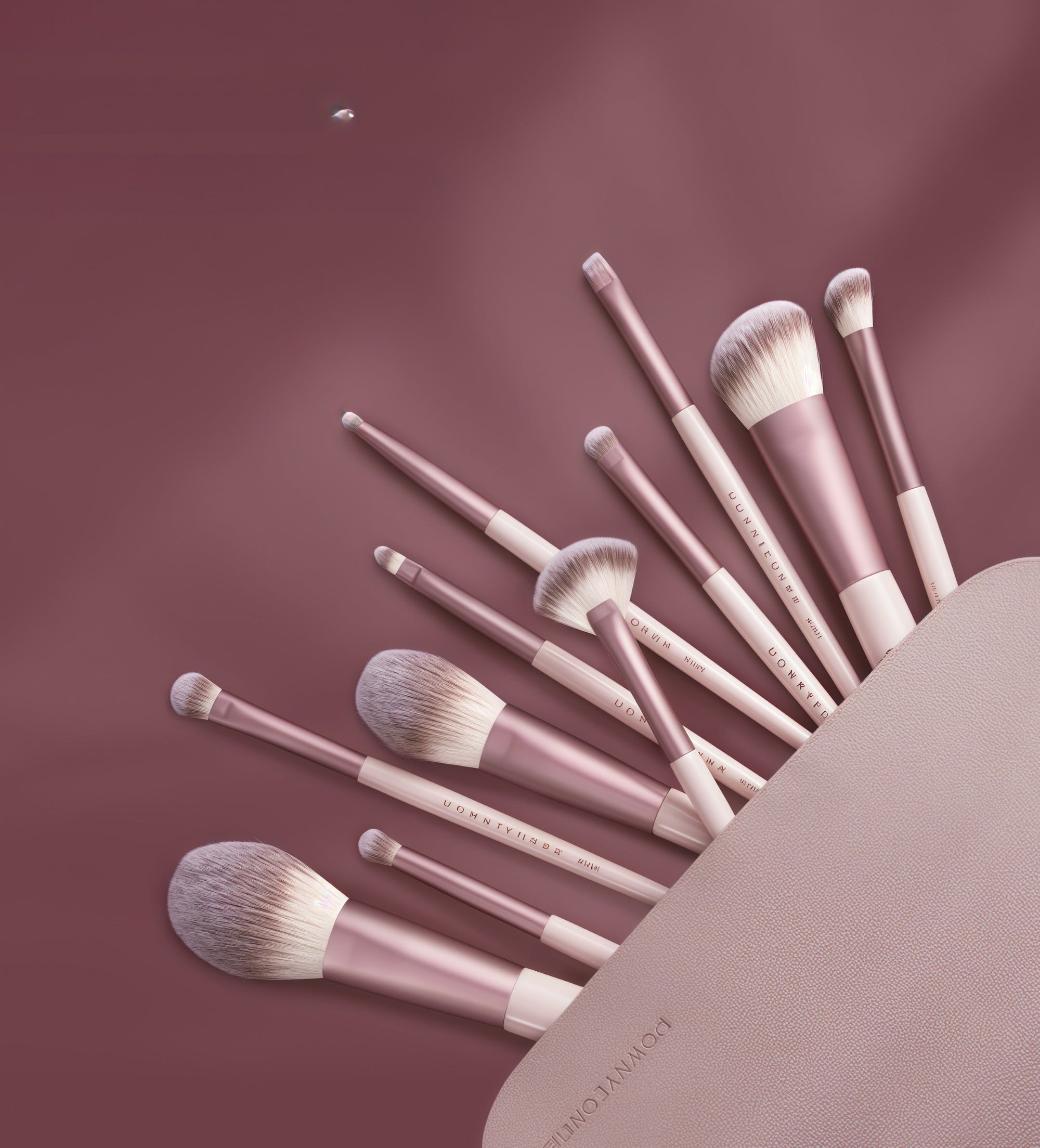 ROWNYEON Mist Peach Professional Makeup Brush 11 Pcs Set T5005