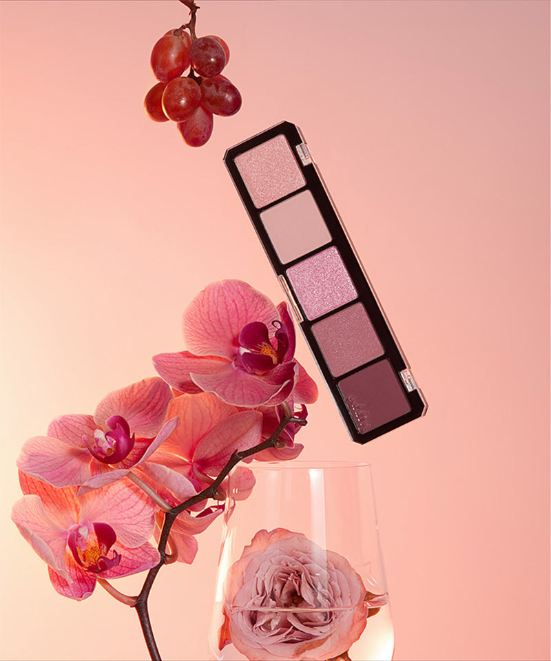 ODDITY 5-Color Glass Pearlescent Eyeshadow Palette T4199