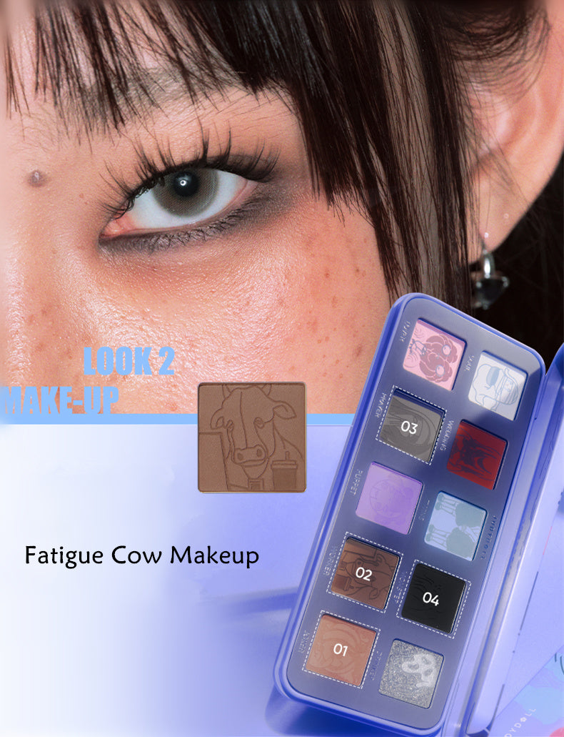 JUDYDOLL Cos Me 10-color Halloween Eyeshadow Palette T4174