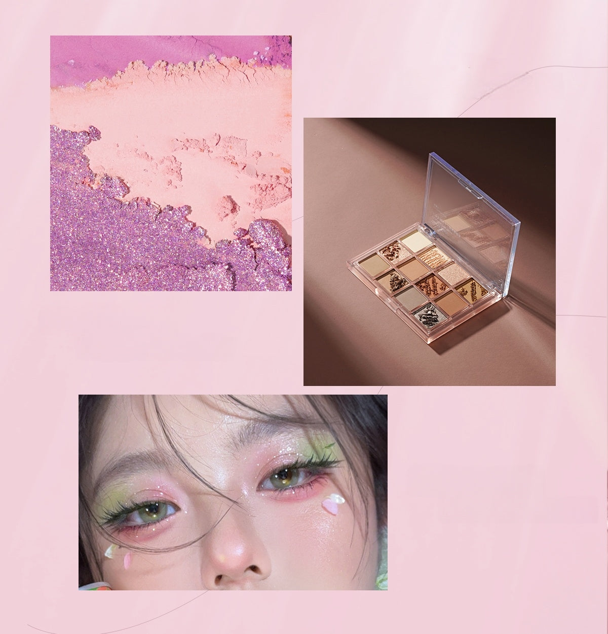 CARMELA 12-color Glazed Eyeshadow Palette T5031