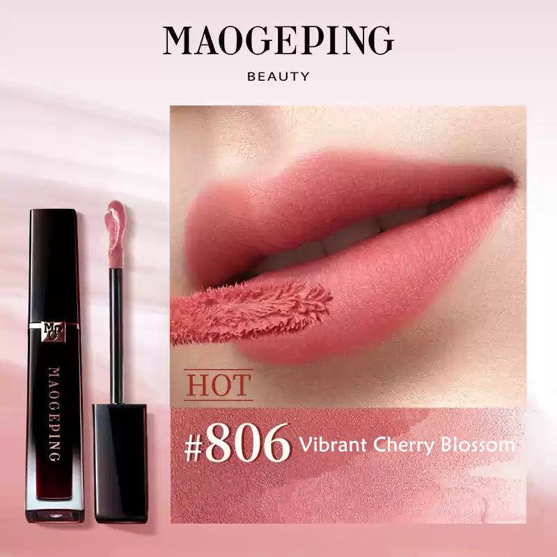 MAOGEPING Zero Burden Airy Matte Lip Glaze T4135