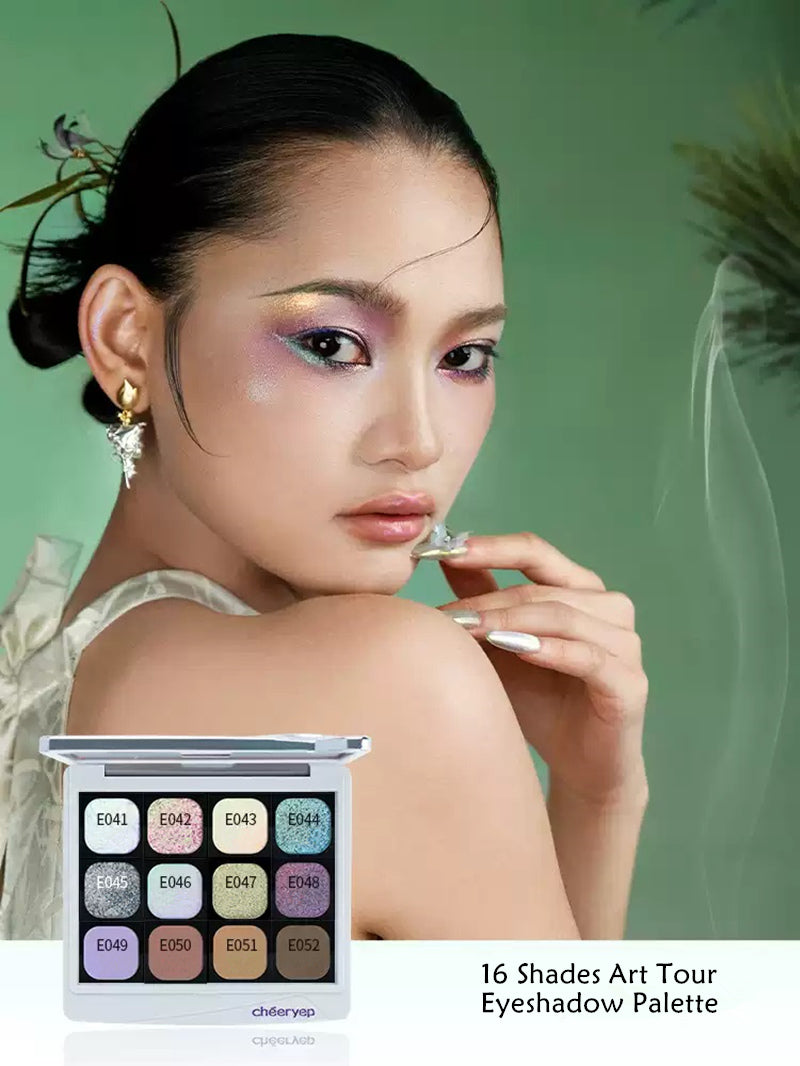 QianYan Art Tour Eyeshadow & Highlighter & Contour DIY Makeup Palette T4121