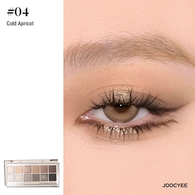 JOOCYEE 12 Shades Matte Pearlescent Eyeshadow Palette T3866