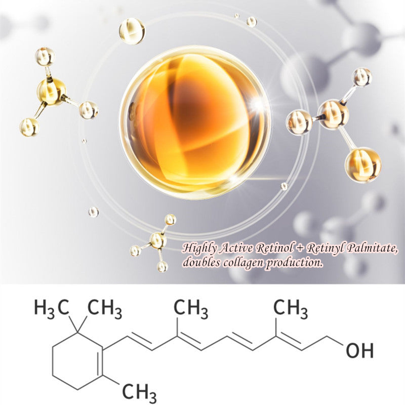 HBN 15ml Double Retinol Caffeine Anti-aging Serum Eye Cream T3285