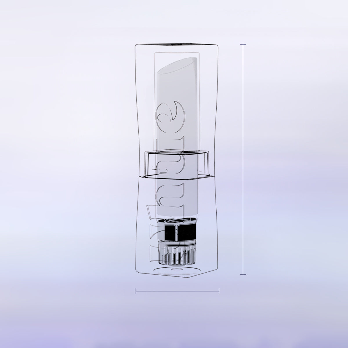 Uhue Tipsy Collection Mirror Lipstick T4129