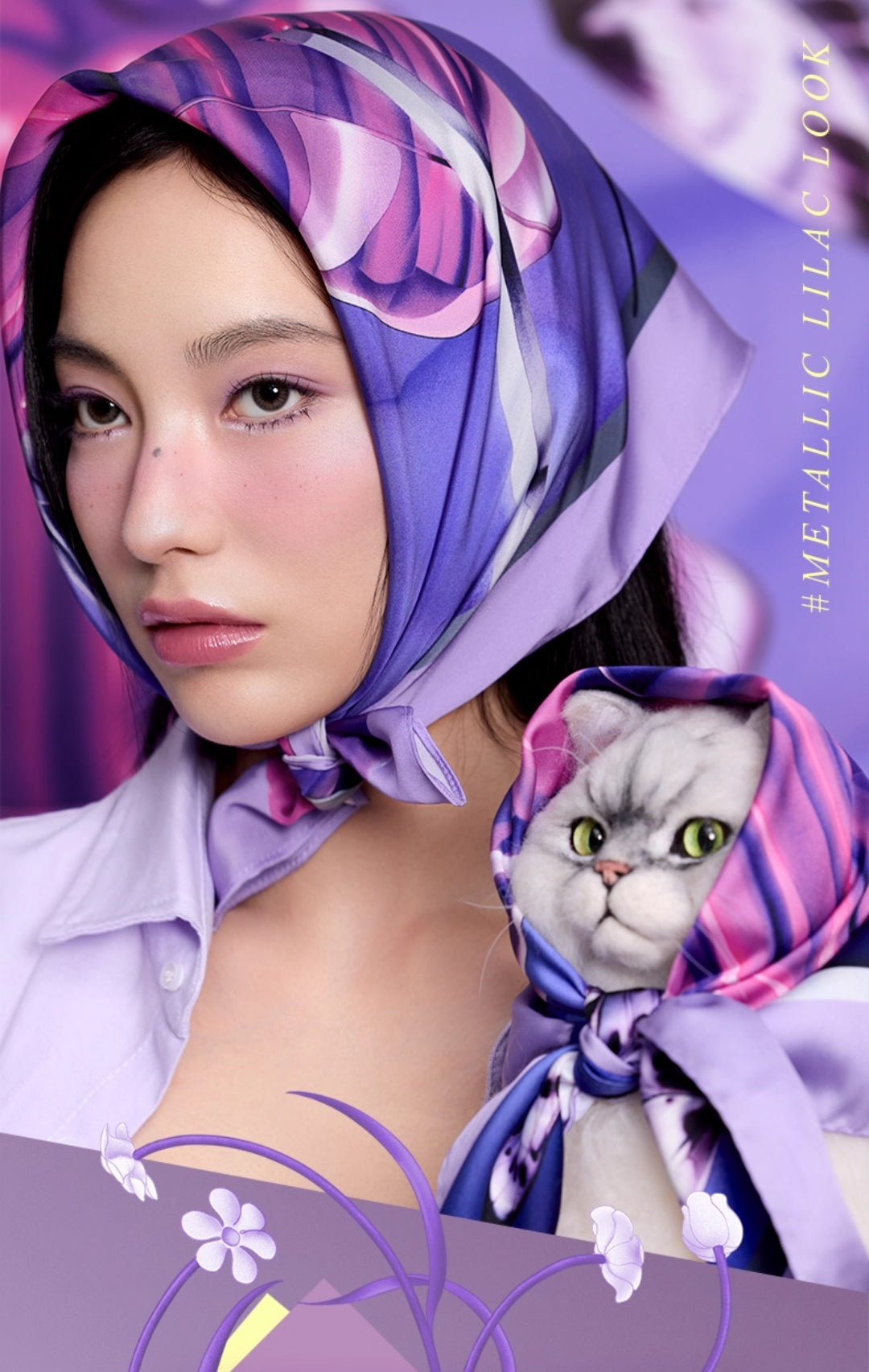 3CE X Ram Han Scarf Collection Eyeshadow & Blusher & Lipstick T5294