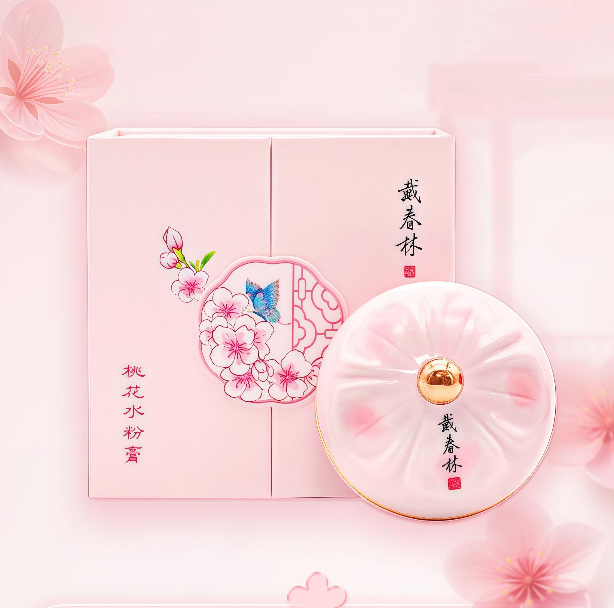 DaiChunLin Airy Peach Blossom Concealer BB Foundation Cream T5081