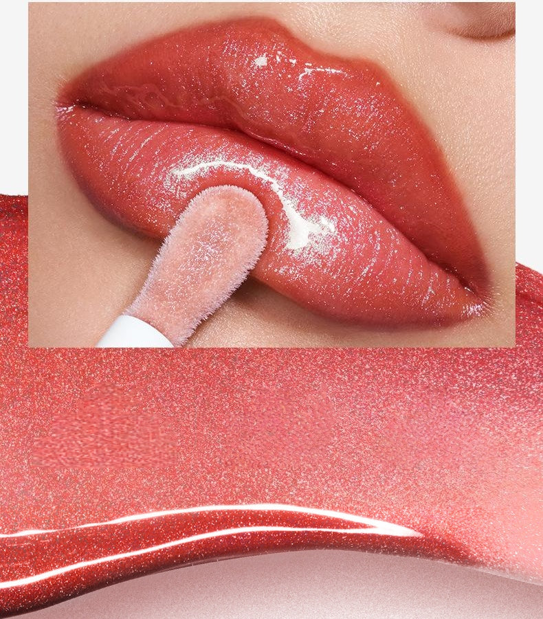 JOOCYEE Cat Eye Diamond Shimmer Glossy Mirror Lip Gloss T5516