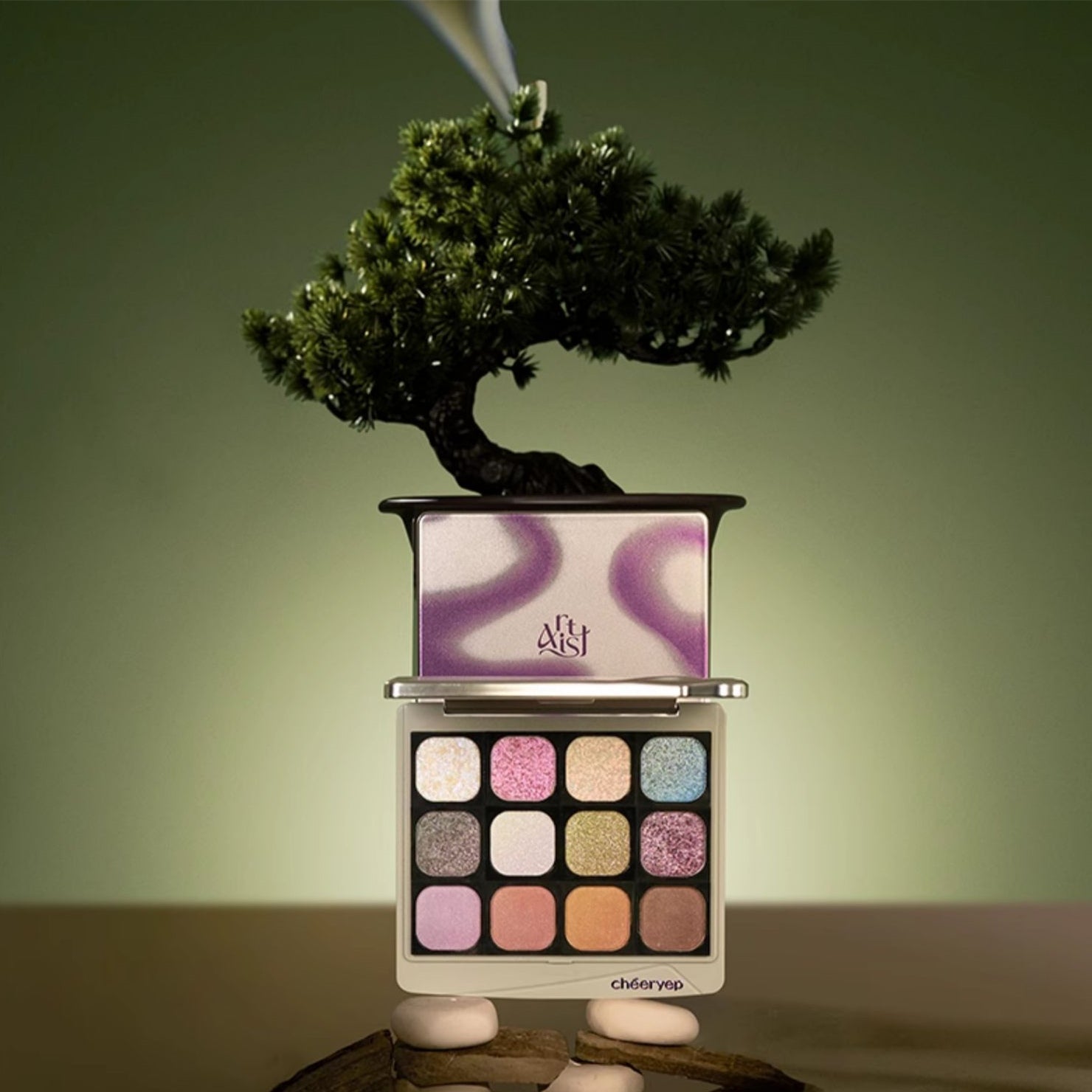 QianYan Art Tour Eyeshadow & Highlighter & Contour DIY Makeup Palette T4121