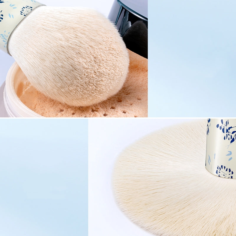 ROWNYEON Blue-and-white Porcelain Professional Makeup Brush 12 Pcs Set T4993