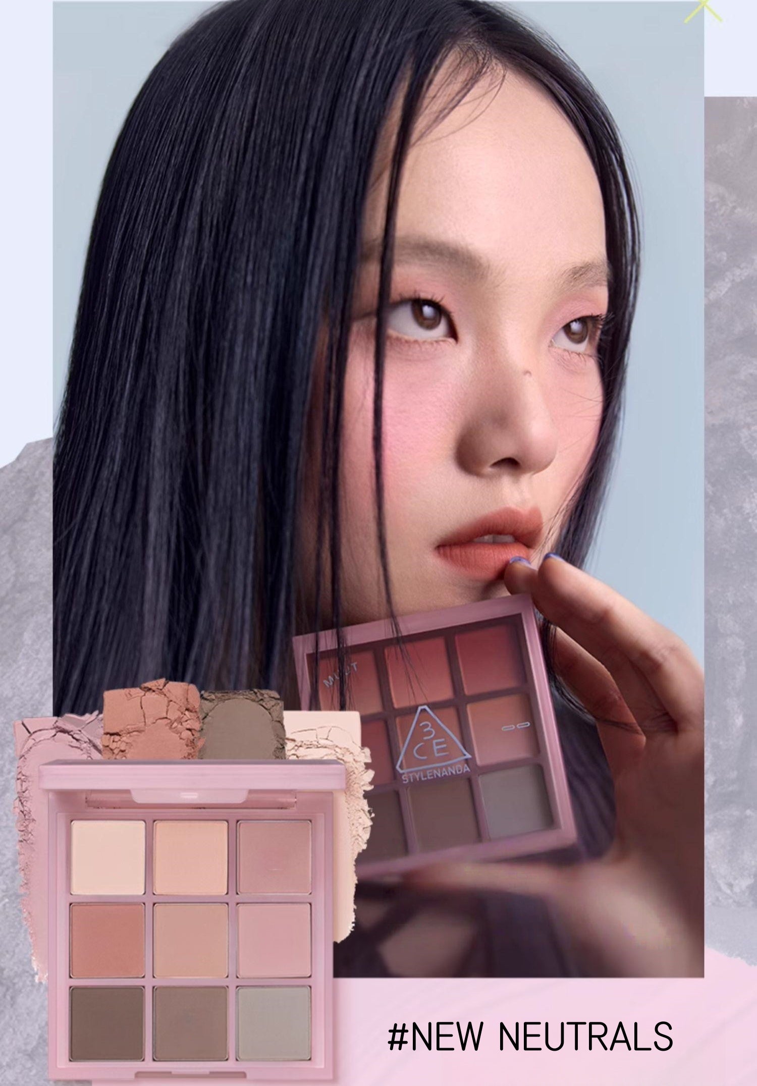 3CE X MUUT Beauty Meets Fashion 9-Colors Eyeshadow Palette T4758