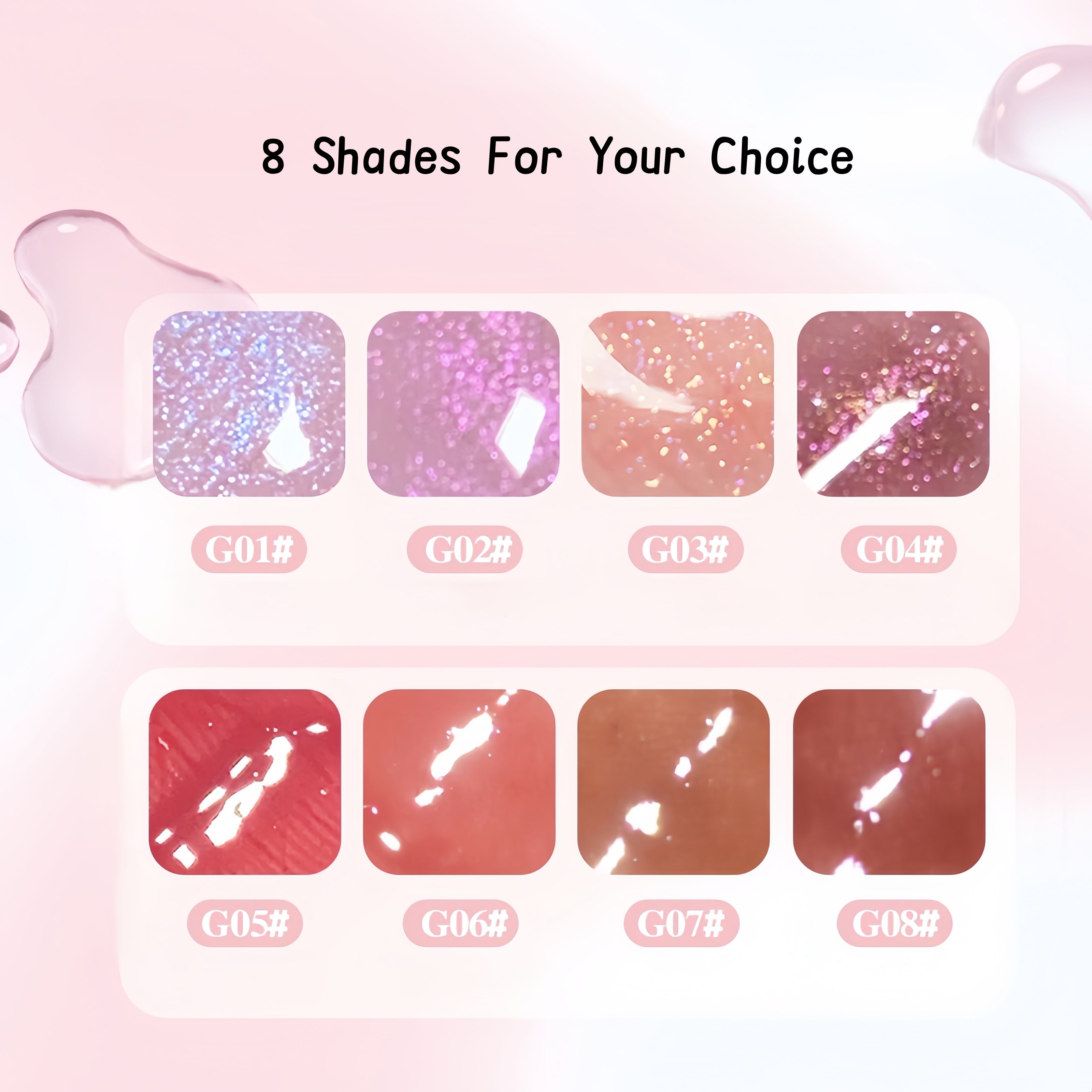 GOGO TALES Long-wear Glossy Shimmer Mirror Lip Gloss T5092