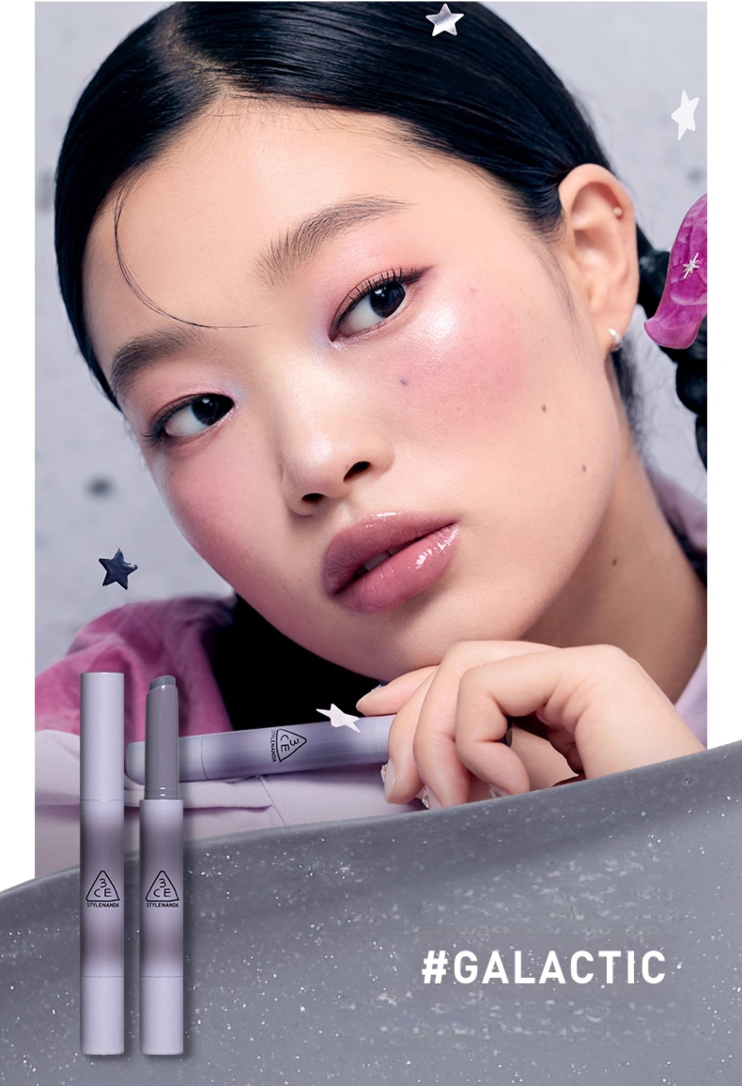 3CE X Ram Han Scarf Collection Eyeshadow & Blusher & Lipstick T5294