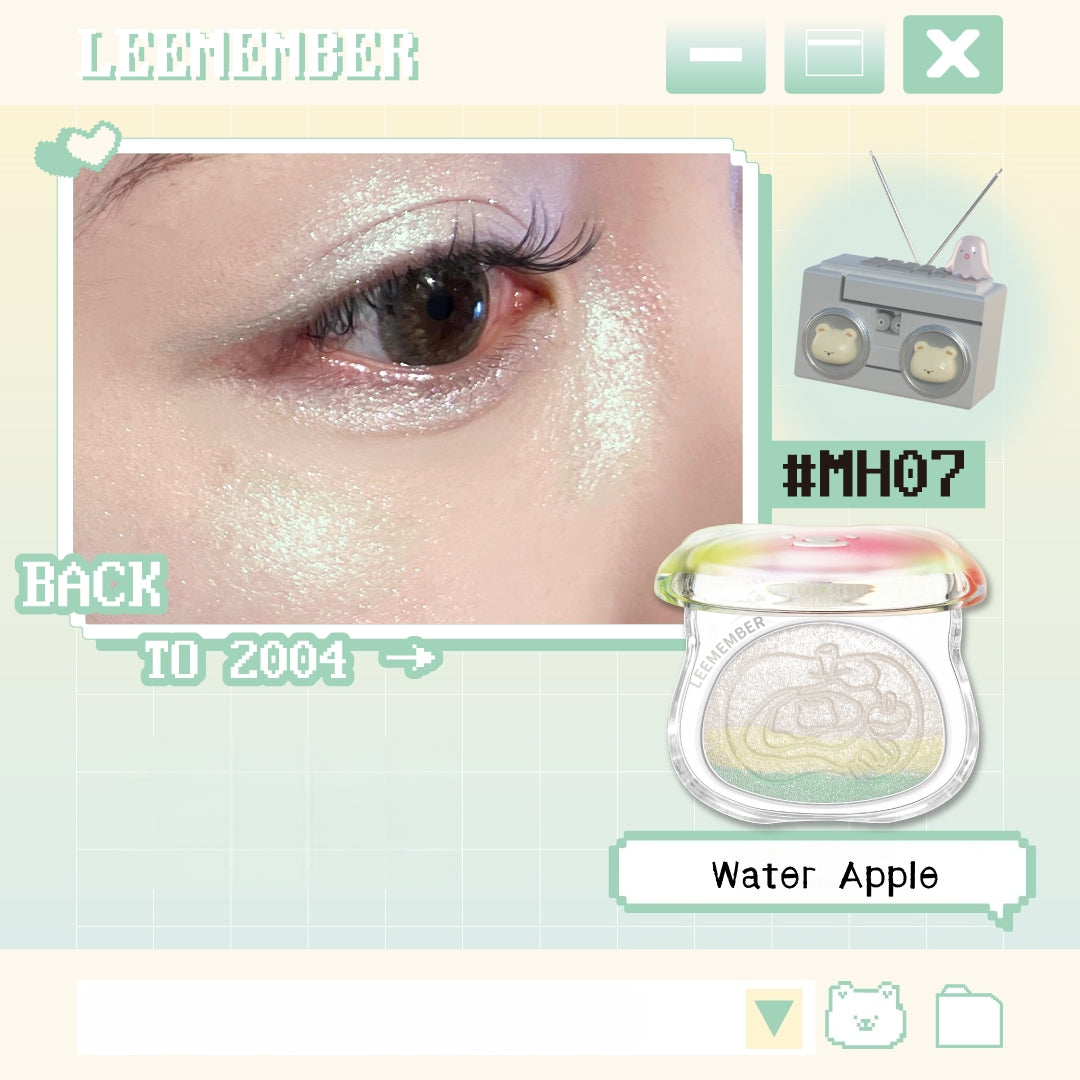 LEEMEMBER Fruit Punch Collection Blusher & Highlighter & Lip Gloss T5001