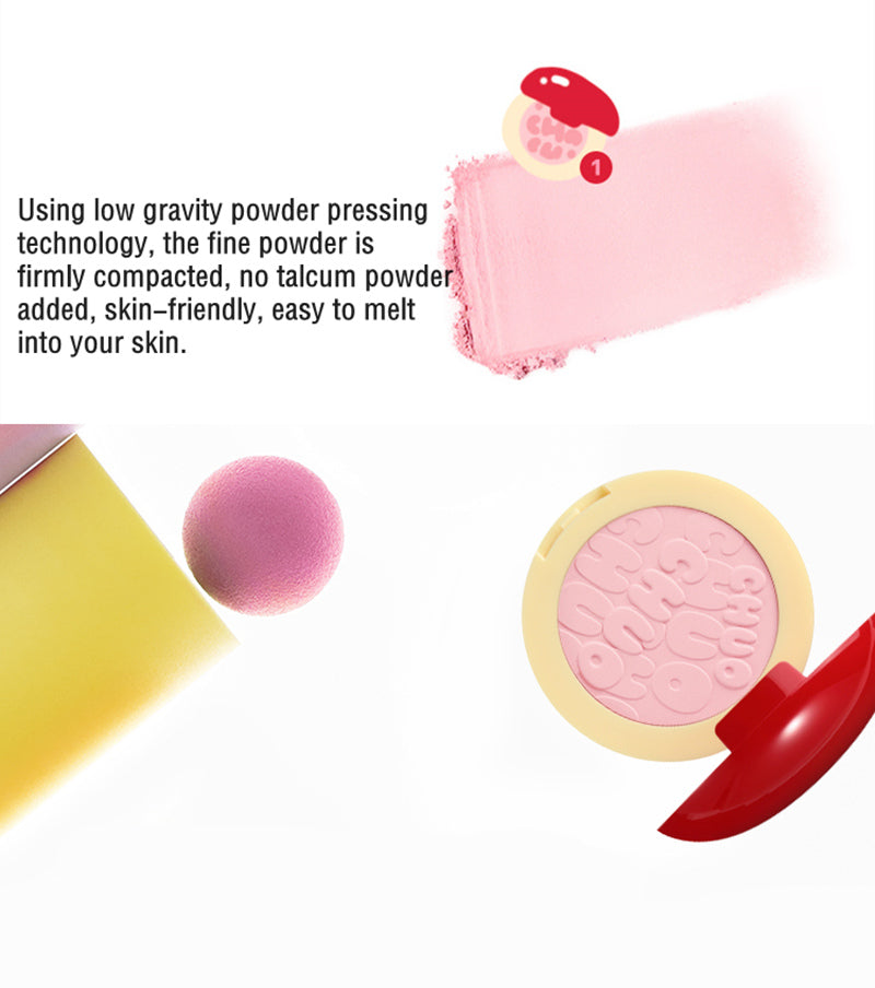 Fidoo Sweet Swelling Matte Blusher Powder T4033