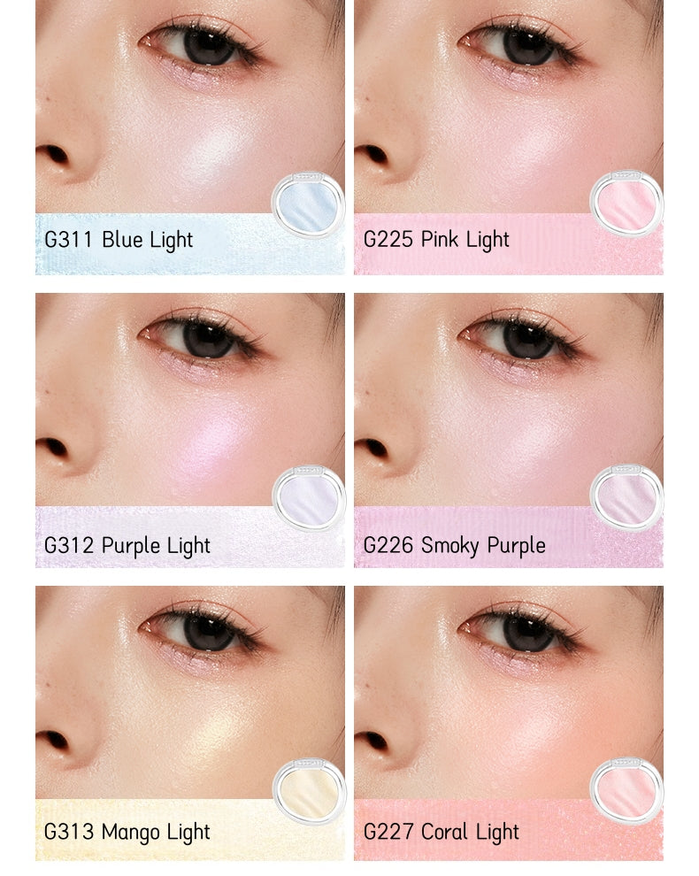 Joocyee Aura Glaze Collection Blusher & Highlighter & Lip Gloss T4916
