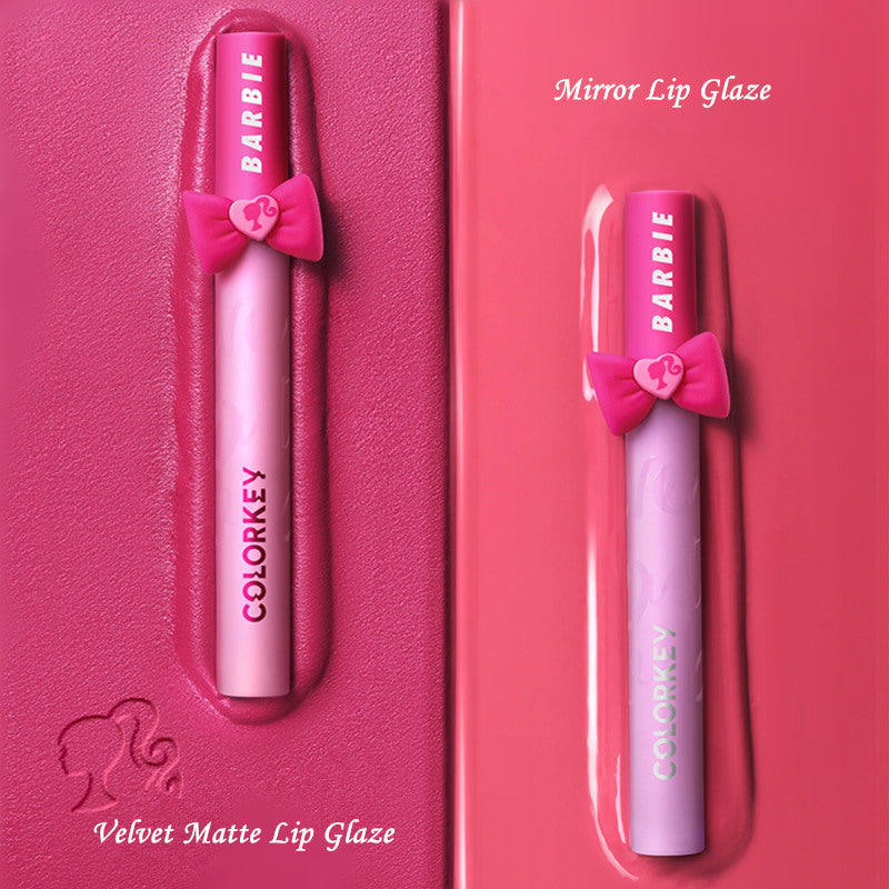 COLORKEY X ELLE Barbie Series Airy Matte & Mirror Lip Glaze T3289
