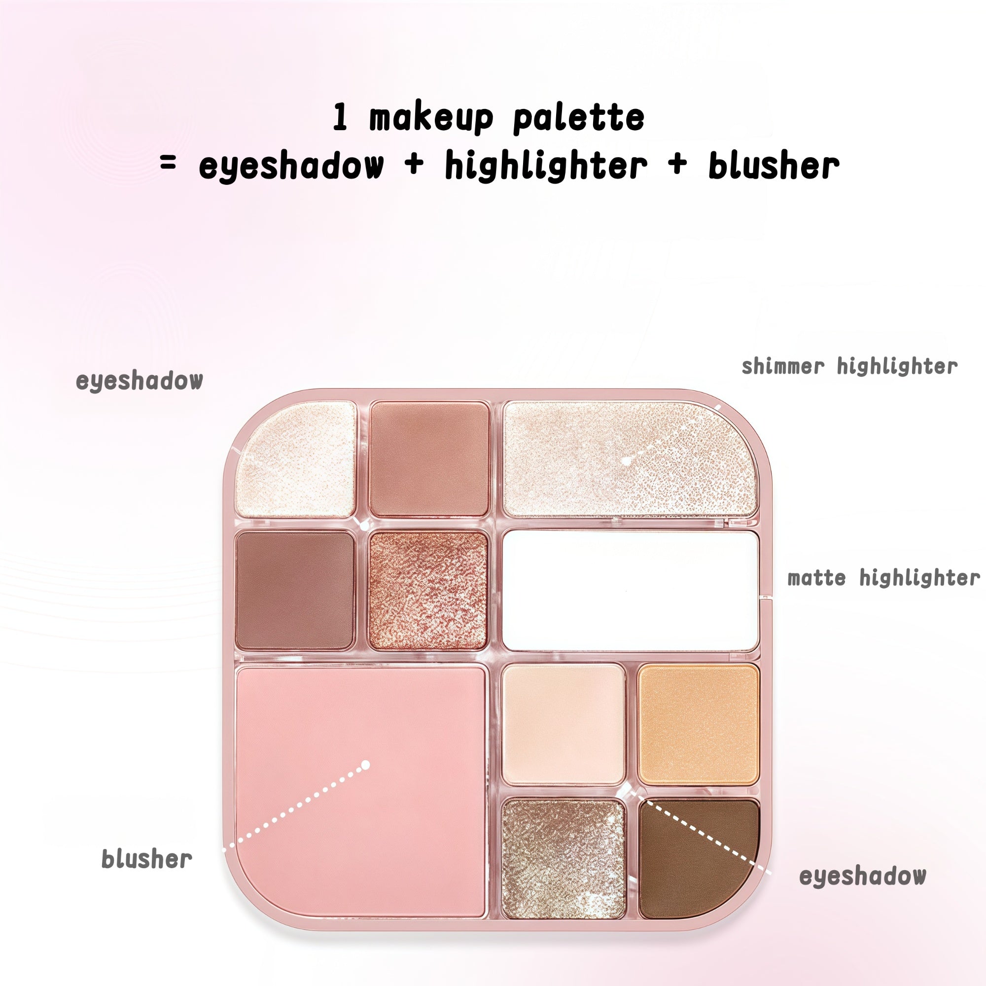 GOGO TALES Butterfly Shadow 11-color Smokey Eyeshadow Palette T5086