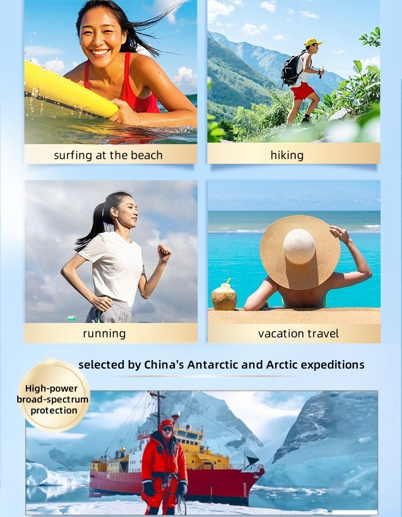 شاندو كريم واقي من الشمس مقاوم للماء للحماية من الأشعة فوق البنفسجية SPF50 PA+++ T4474