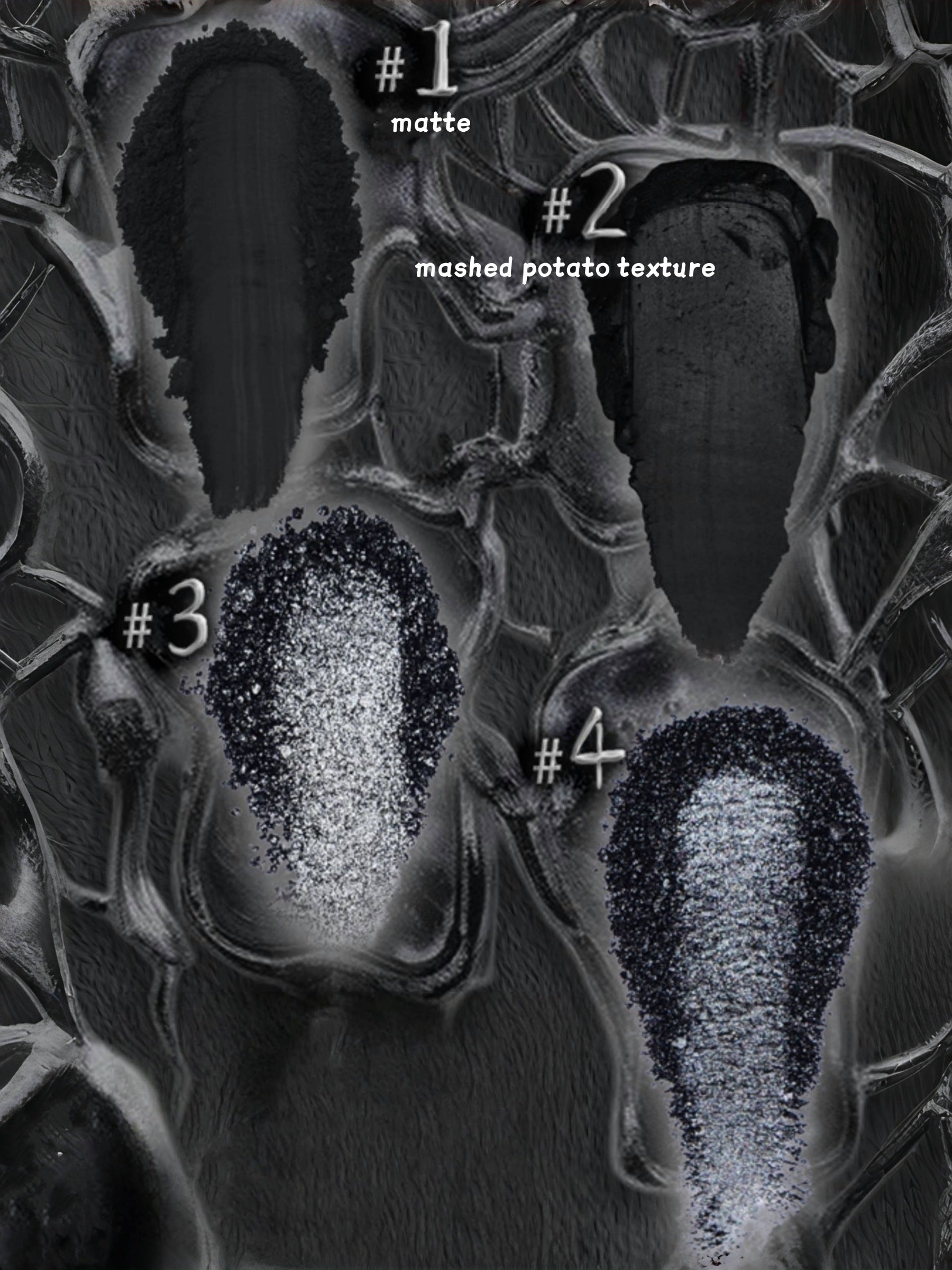 EXILEJOY Color Difference Collection Black Eyeshadow Palette T5217