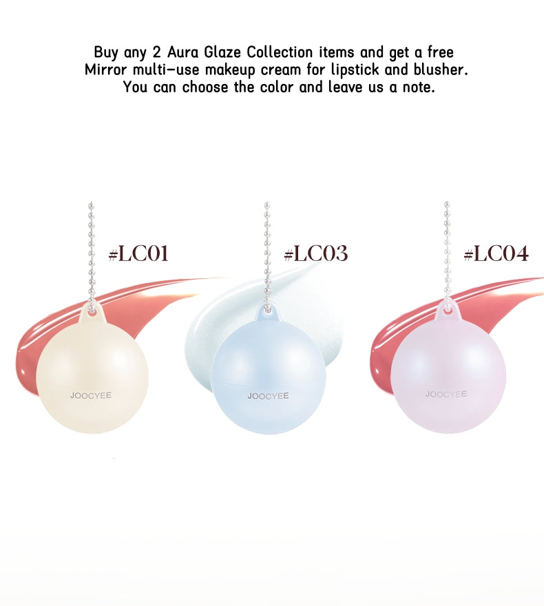 Joocyee Aura Glaze Collection Blusher & Highlighter & Lip Gloss T4916