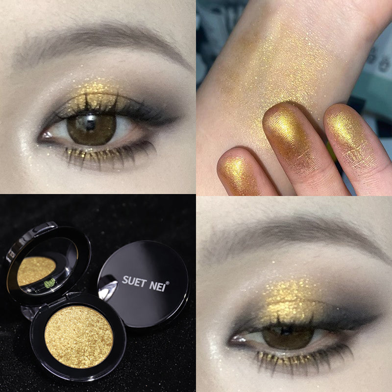 SUET NEI Gold & Silver Diamond Pearlescent Eyeshadow T4084