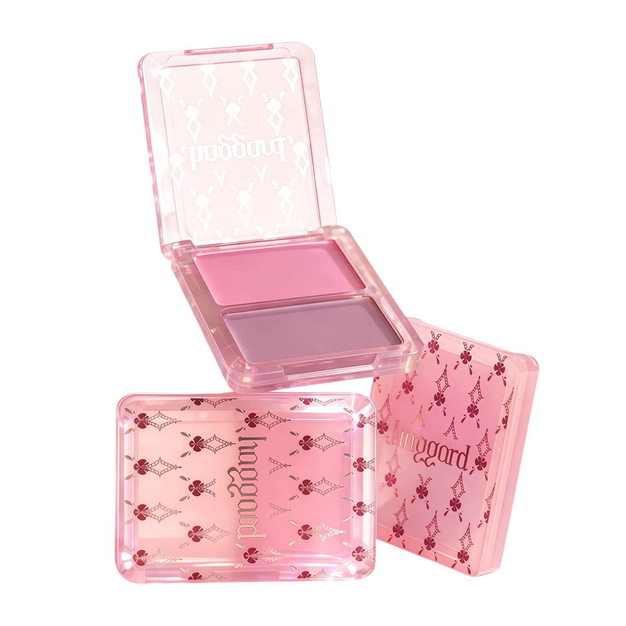 HAGGARD 2-color Long-wear Moist Glossy Blusher Cream T5273