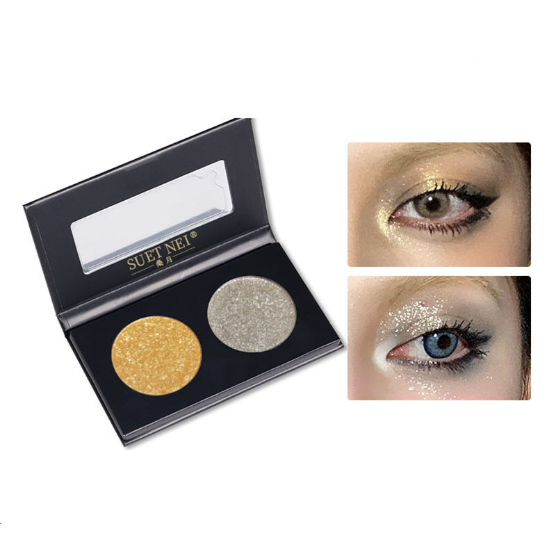 SUET NEI Gold & Silver Diamond Pearlescent Eyeshadow T4084
