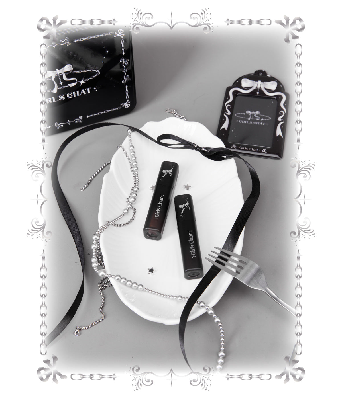 Girls Chat Romantic Rebel Collection 4 Pcs Lip Glaze Set T4198